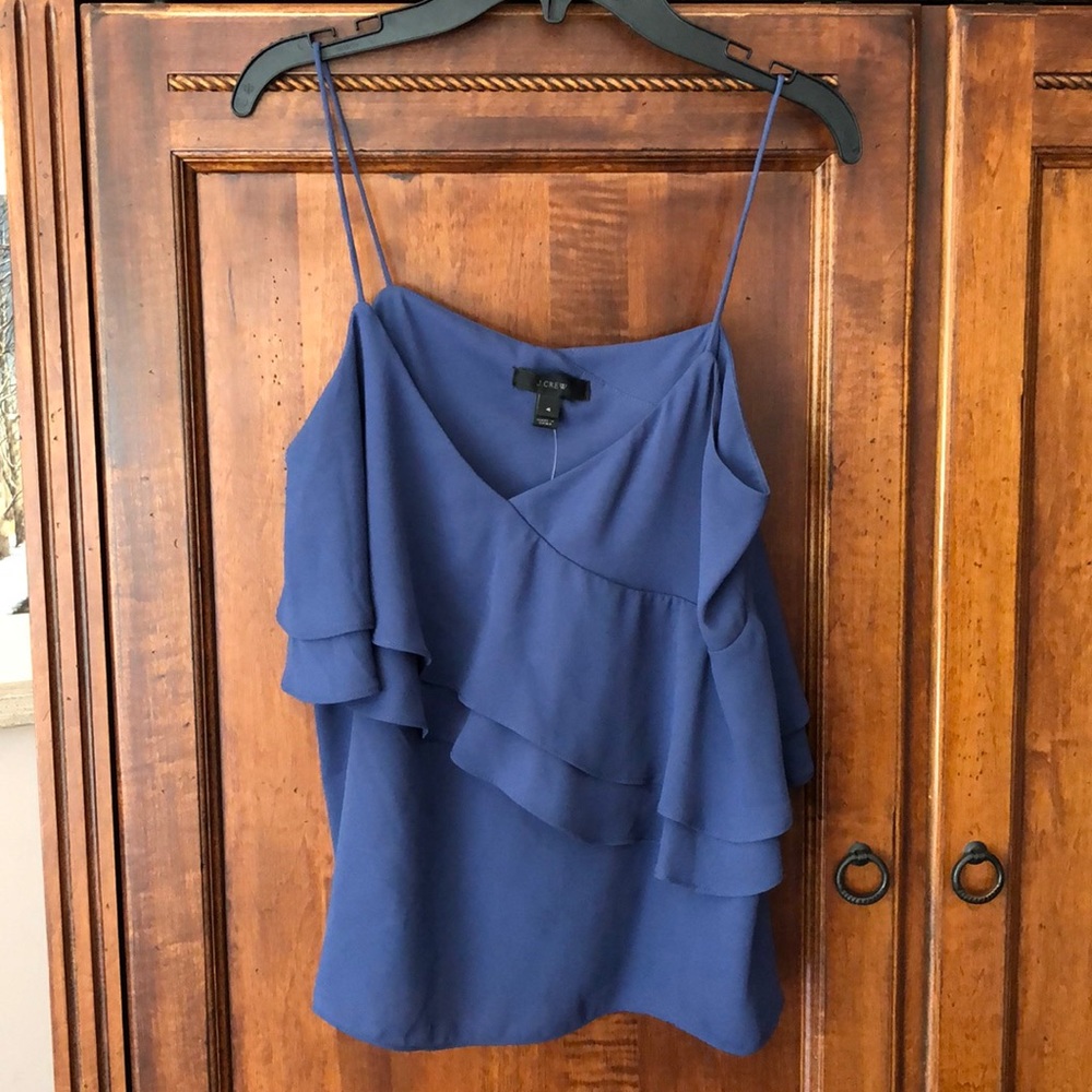 J crew  blue spaghetti straps with tags